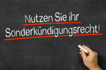 Sonderkündigungsrecht nutzen